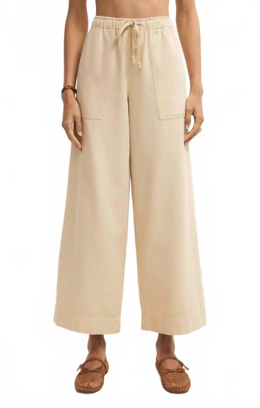 NEW Z SUPPLY daycation pant in parchment